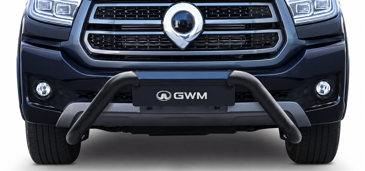 GWM P300 Black Stainless Steel Nudge Bar