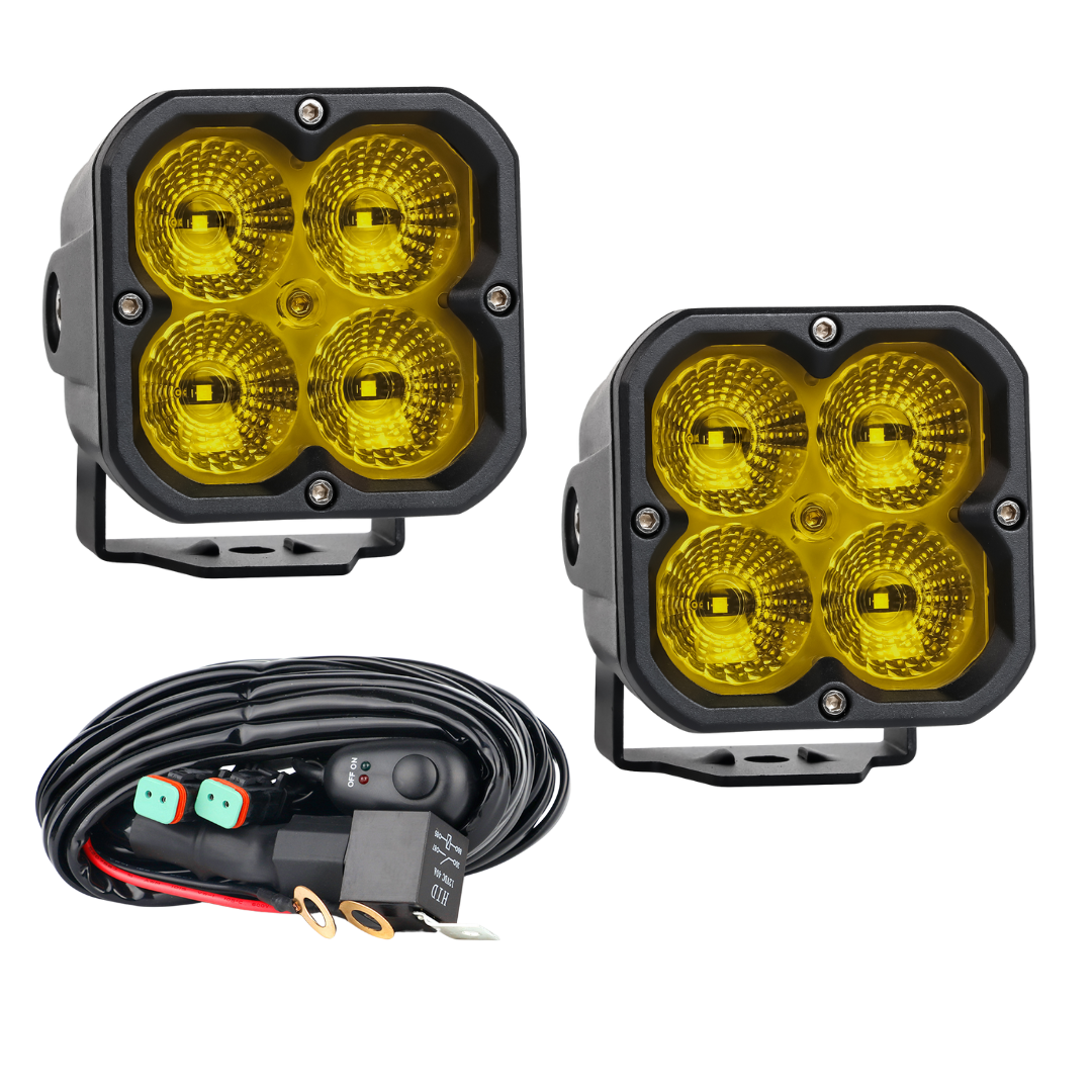 RS3 Flood Lights Yellow (Pair)