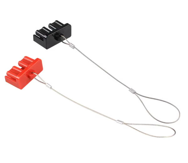 50A Dust Cover for Brad Harrison Equivalent Plug - Black / Red