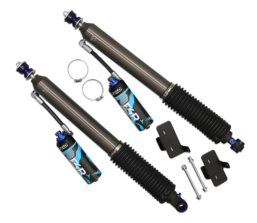 50mm Adjustable F4R Formula 4x4 Rear Shock Absorber Kit for Toyota Hilux GGN, GUN 2015-on Rogue Wide-Body & GR Sport
