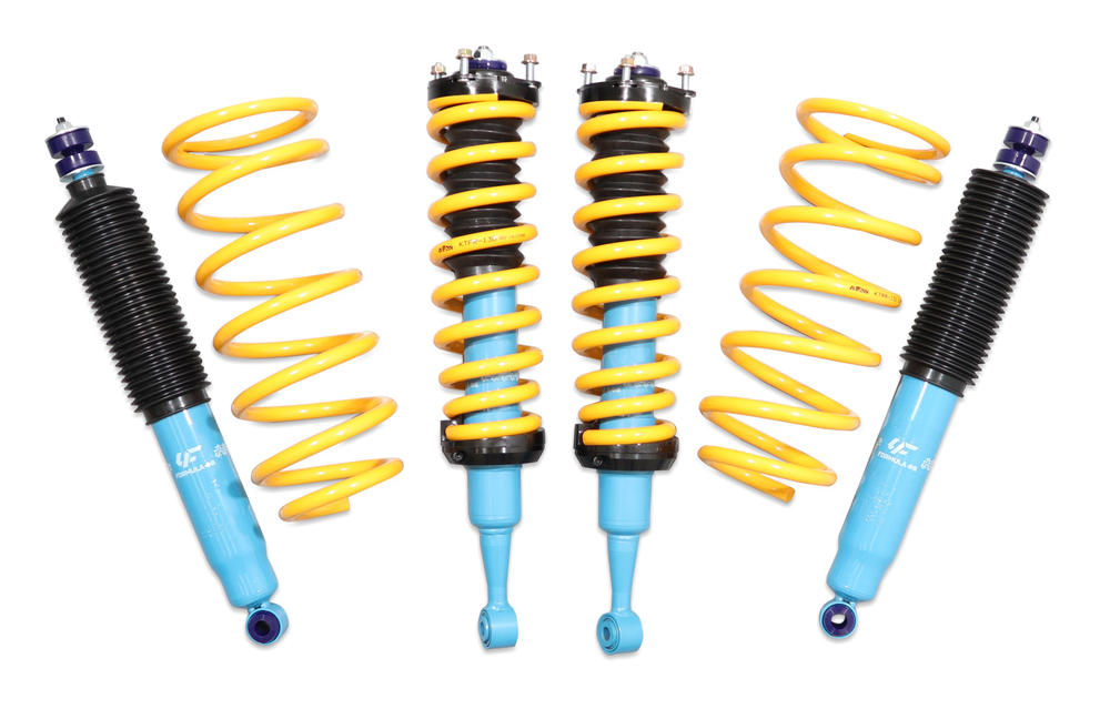 Land Cruiser 200 2007-2021 (non KDSS Vehicles) – Formula 50mm Big Bore Height-Adjustable ReadyStrut Lift Kit