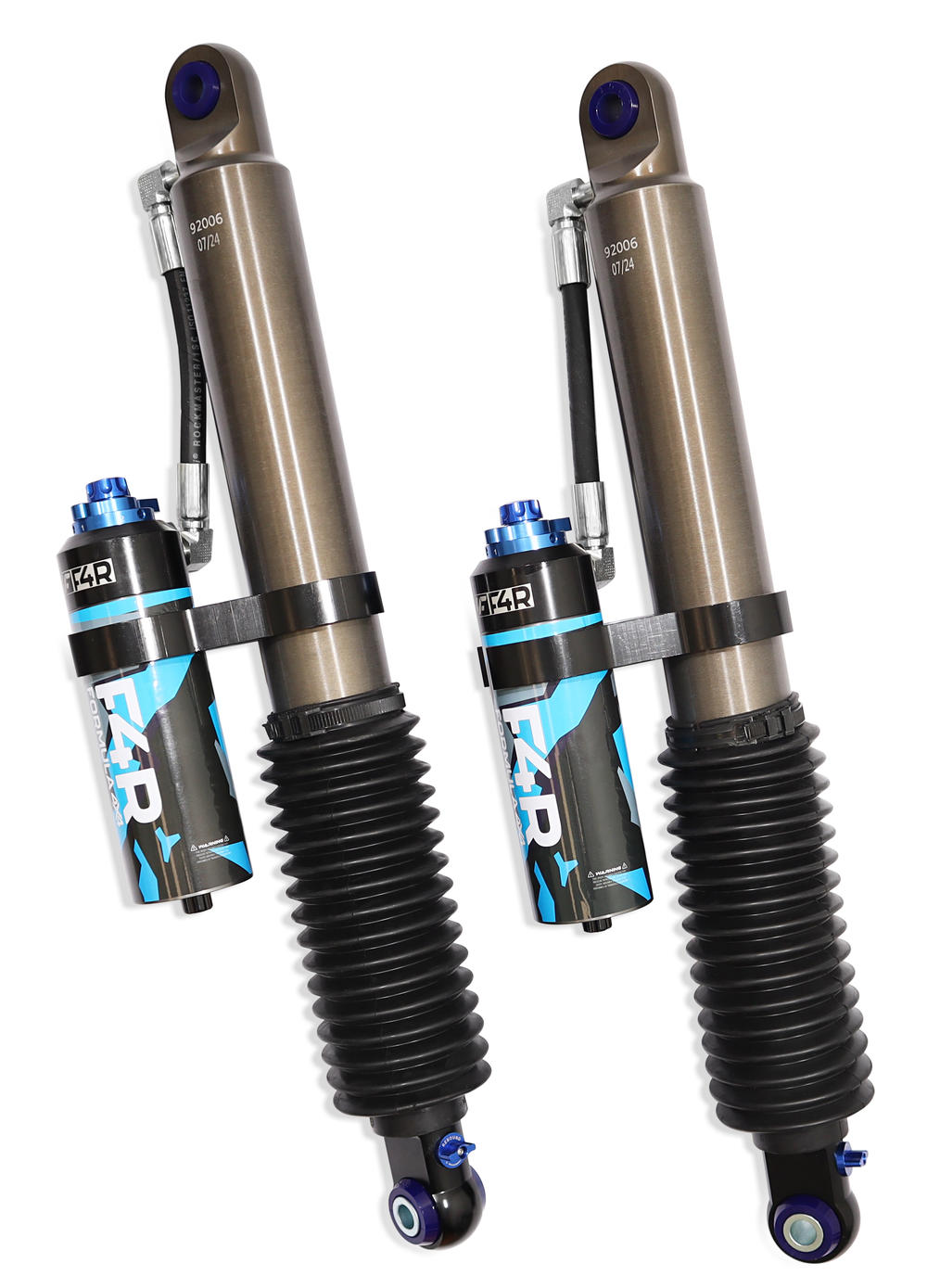 50mm Adjustable F4R Formula 4x4 Rear Shock Absorber Kit for Nissan Navara D23 Dual Cab 2015-on