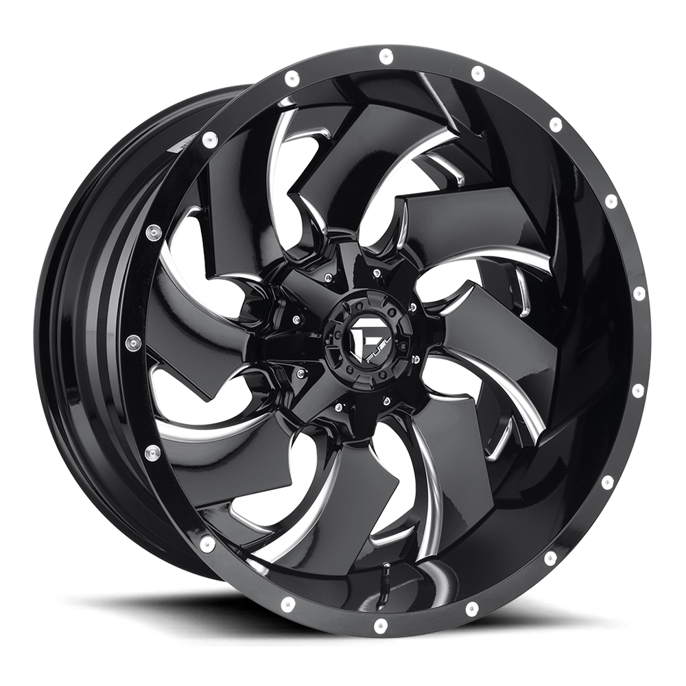 Cleaver 2-Piece Alloy Wheel – Gloss Black Milled