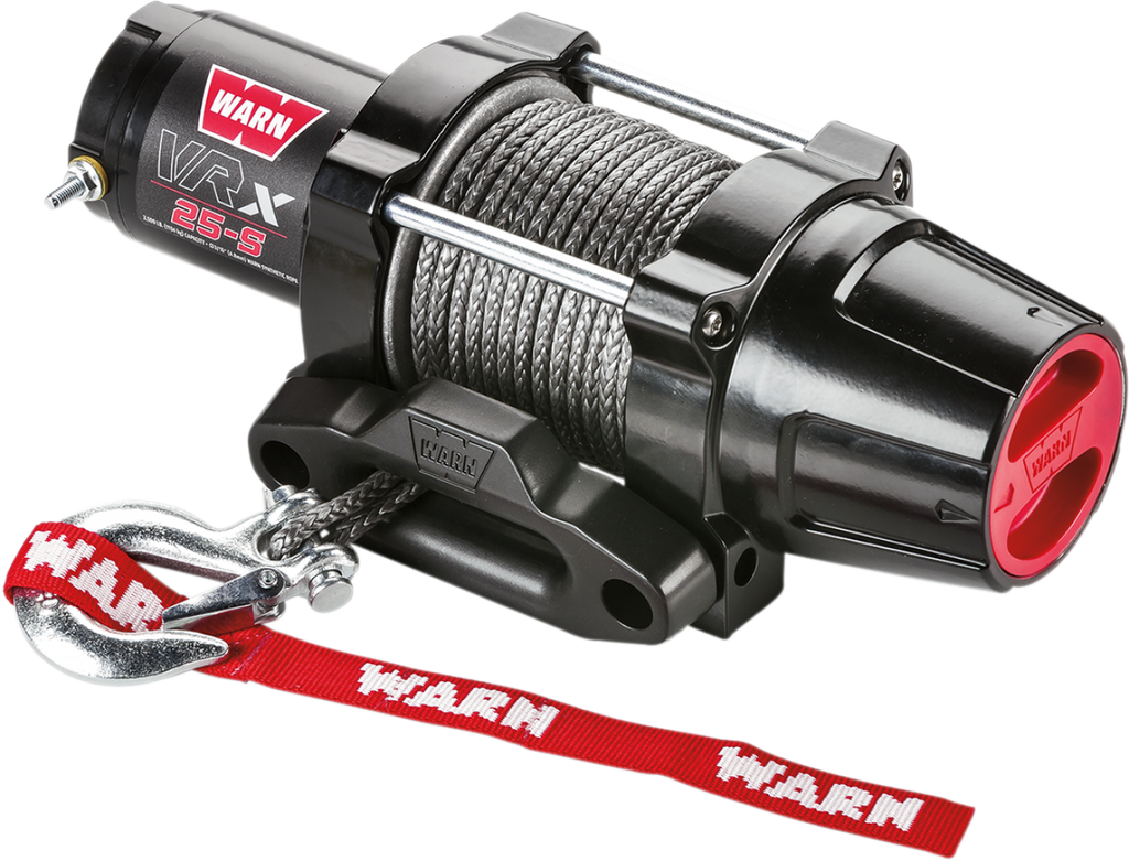 WARN VRX 25-S 2500LB (1100KG) 12V ATV WINCH WITH SYNTHETIC ROPE