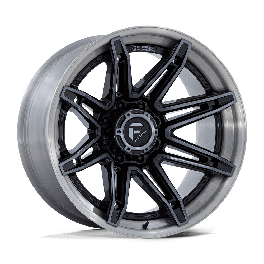 Brawl Alloy Wheel – Gloss Black Brushed Dark Tint