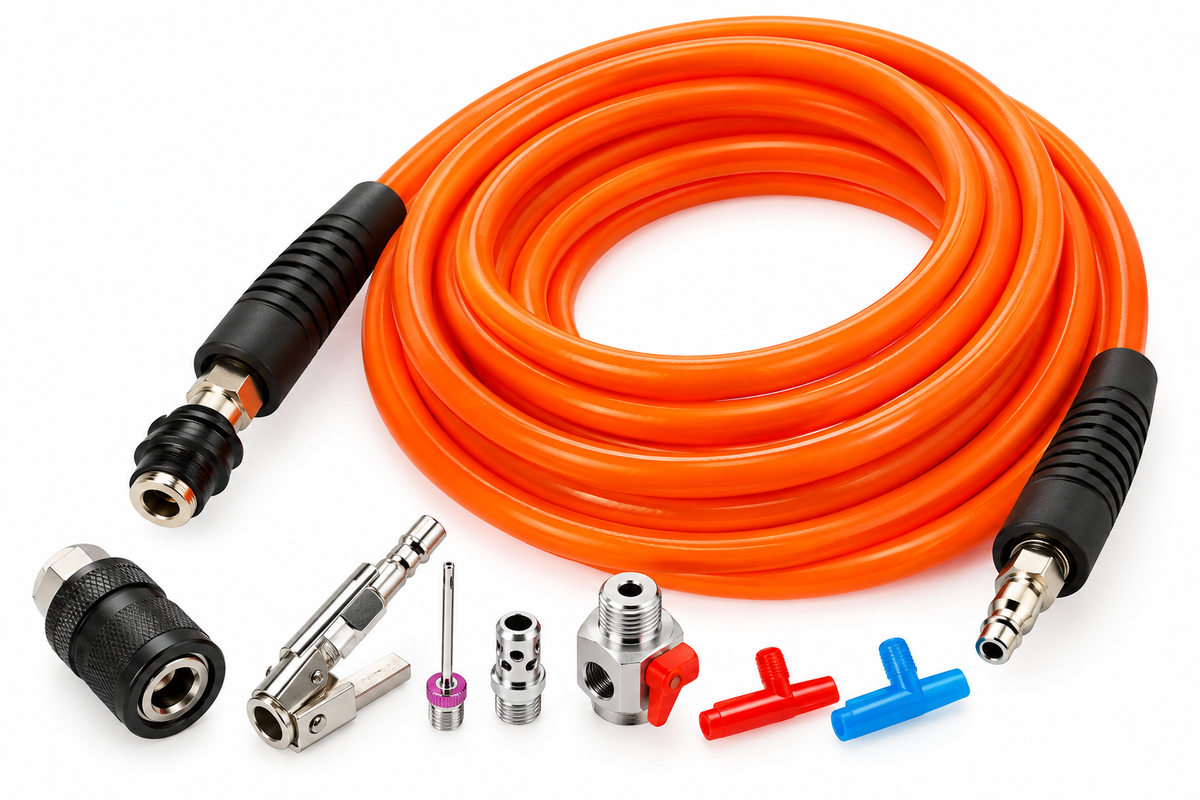 Air Compressor Hose & Inflation Accessory Kit