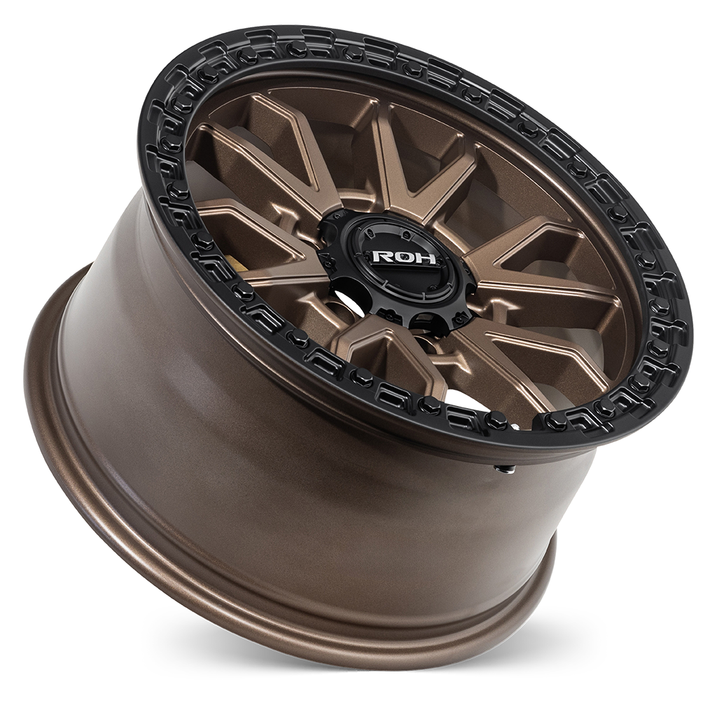Raid Alloy Wheel – Bronze Centre Black Lip – 17x9 – 6x139.7 – ET+35