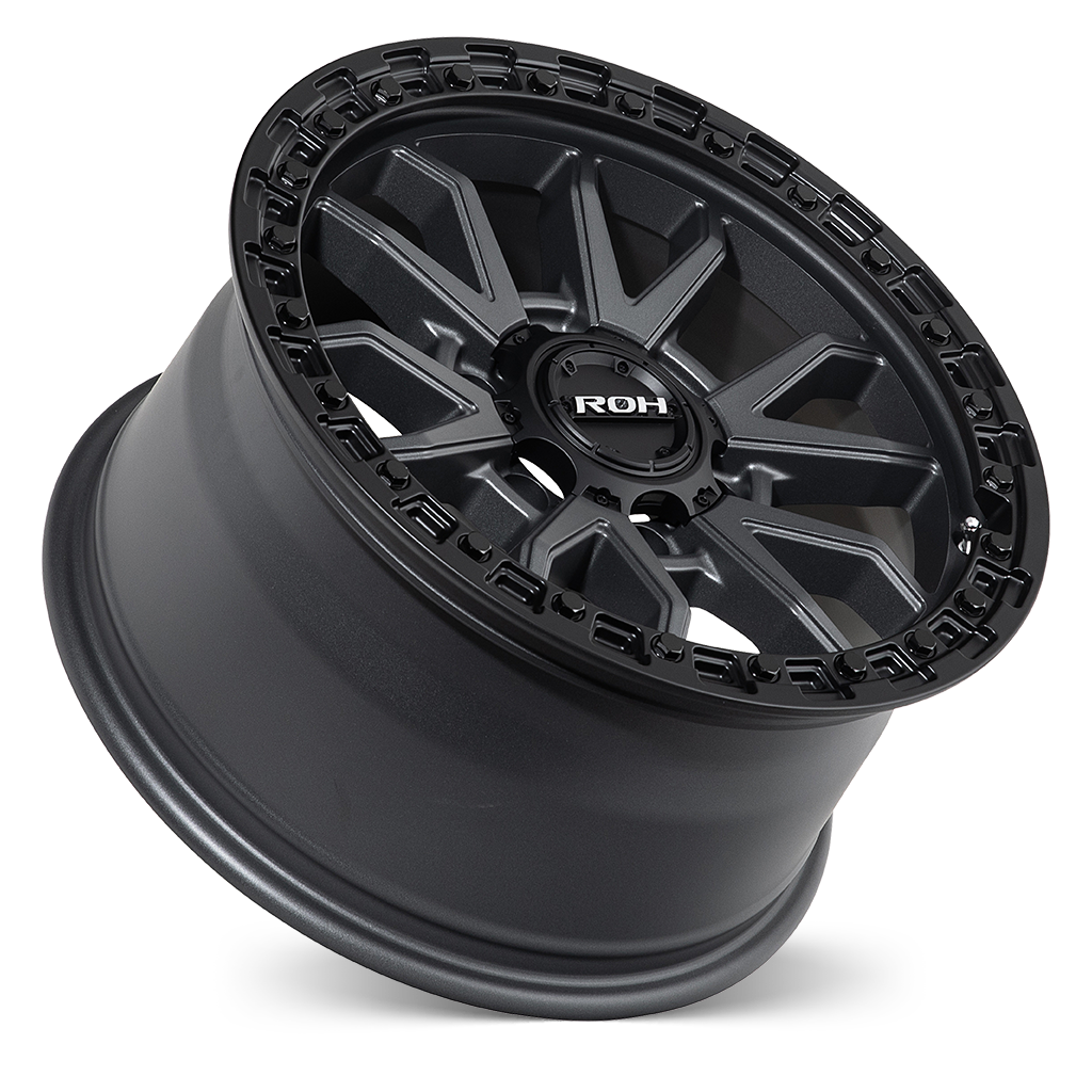 Raid Alloy Wheel – Graphite Centre Black Lip – 18x9 – 6x135 – ET+12