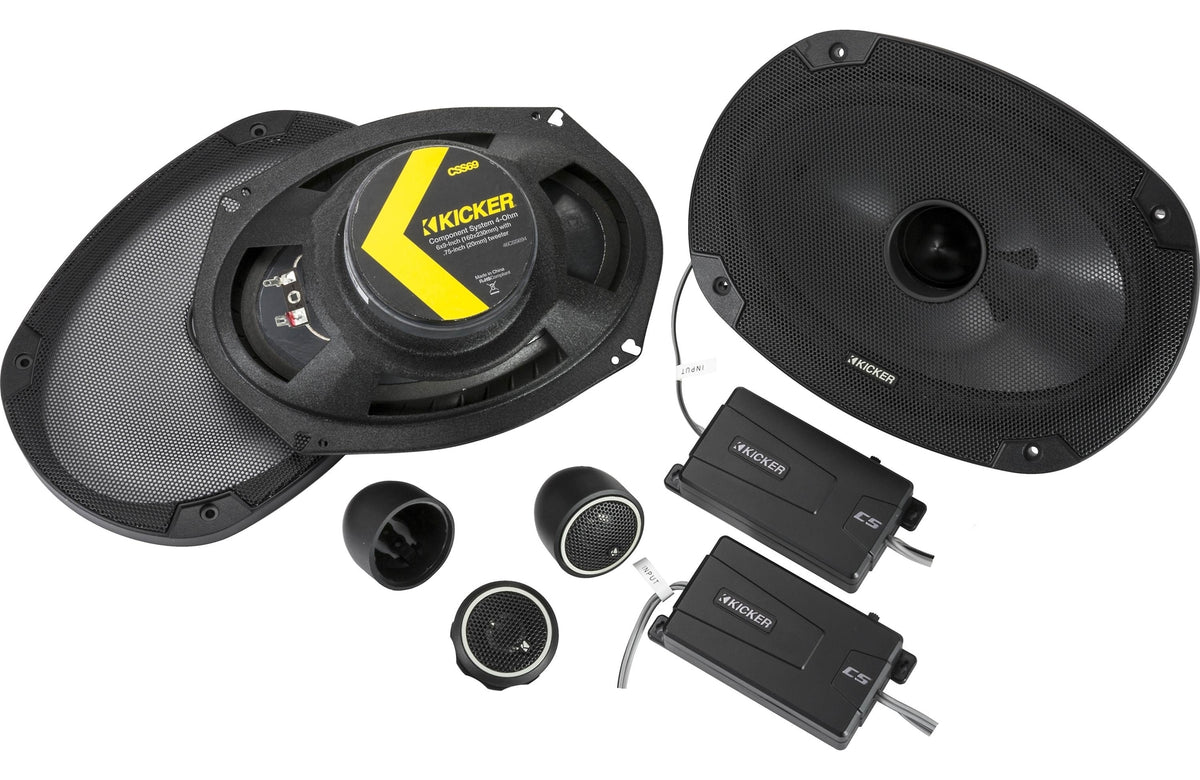 Kicker 6×8 CS Component Speakers