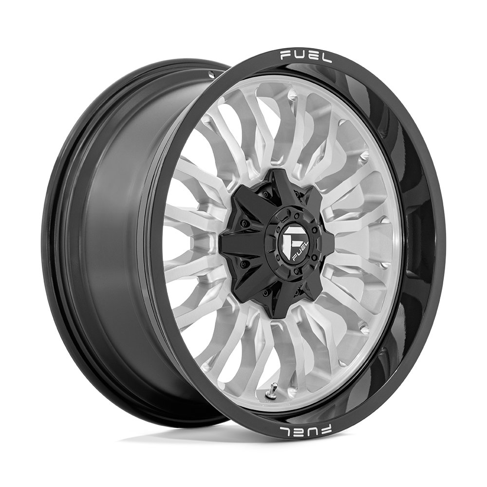 Arc Alloy Wheel – Silver Brush Face with Blk Lip