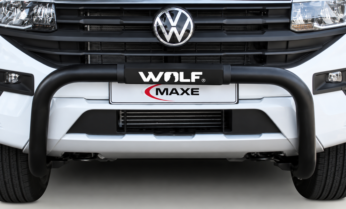 Volkswagen Amarok Next Gen Black Stainless Steel Parking Sensor Compatible Nudge Bar
