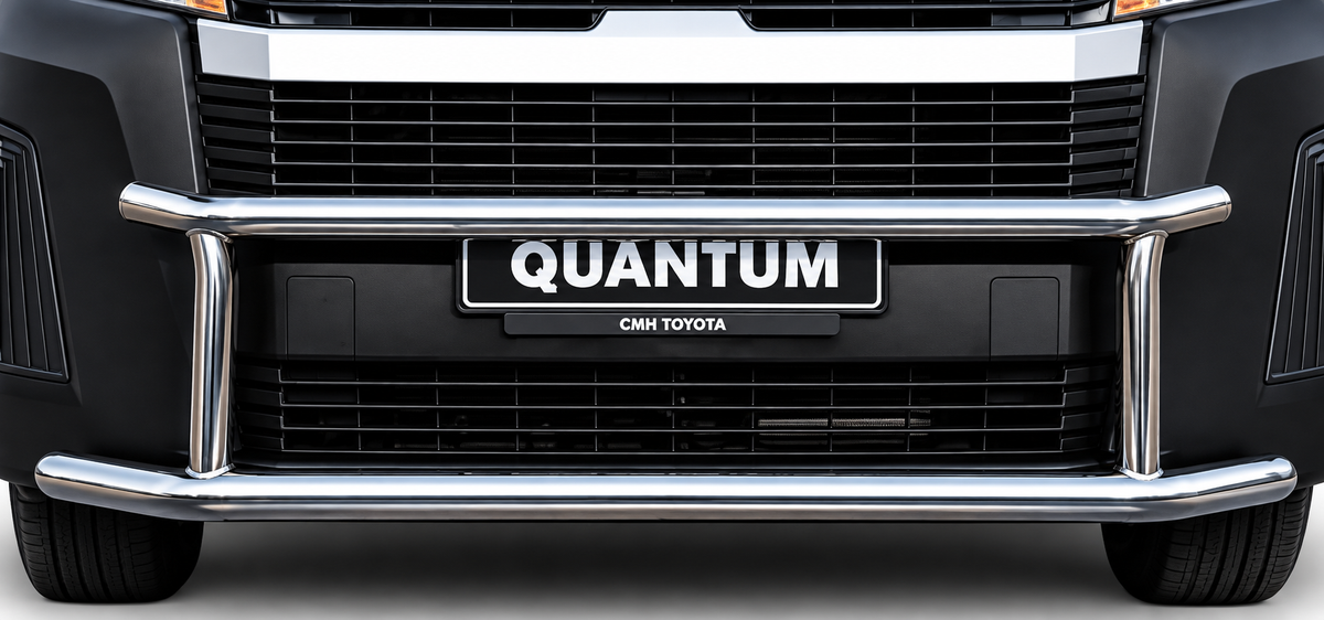 Toyota Quantum Black Stainless Steel Nudge Bar (180B)