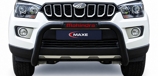 Mahindra Pik Up Black Stainless Steel Parking Sensor Compatible Nudge Bar