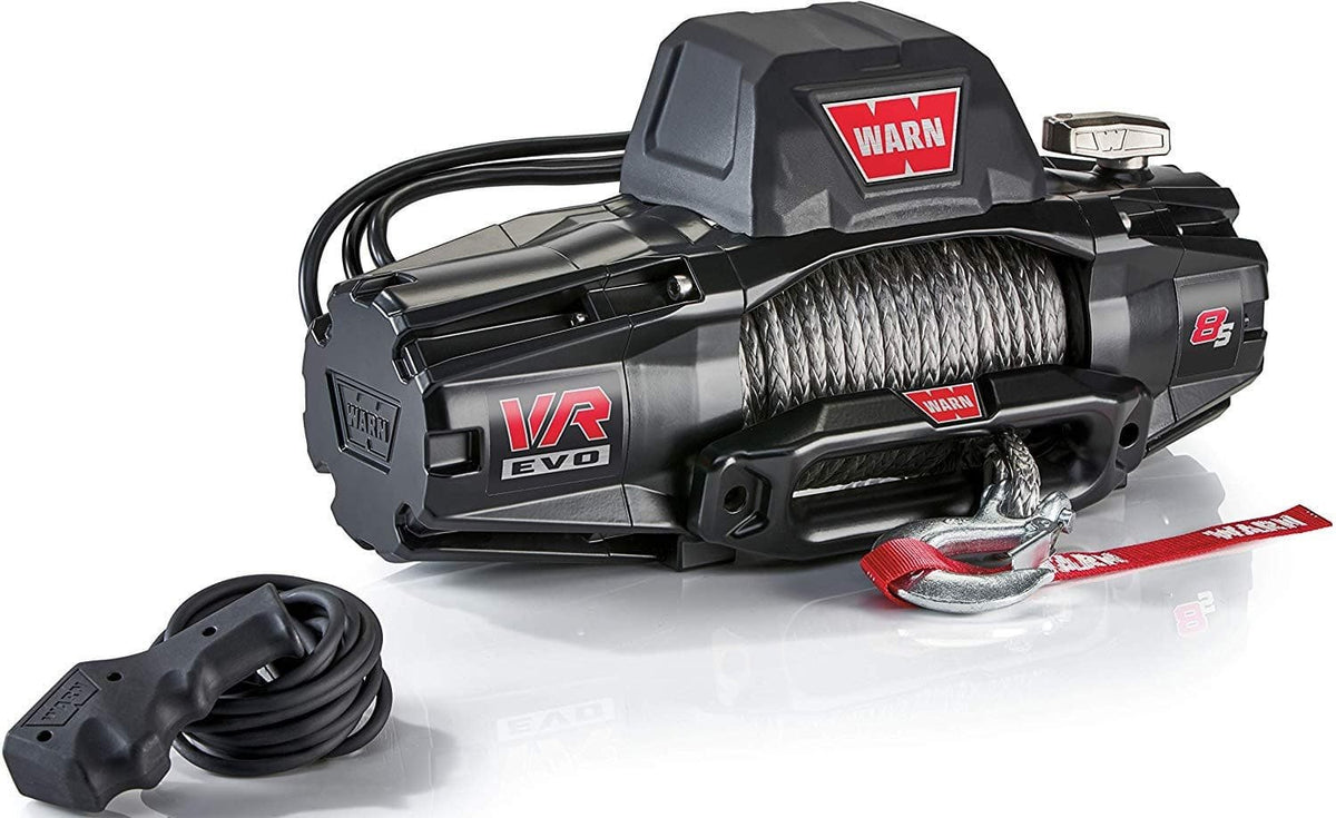 WARN VR EVO 8-S 8000LB (3629KG) SYNTHETIC ROPE WINCH