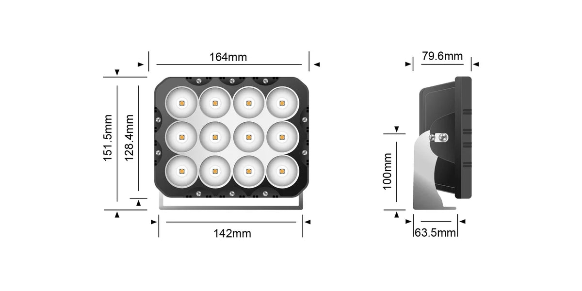 STEDI 120W LED Flood Light — view 2