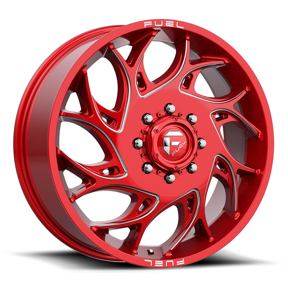 Runner Dually Alloy Wheel – Candy Red Milled