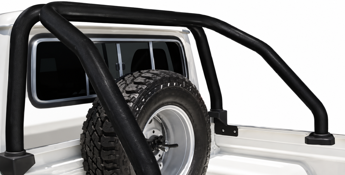 Toyota Land Cruiser 70 Series Polished Stainless Steel Sports Bar (2009-2024)