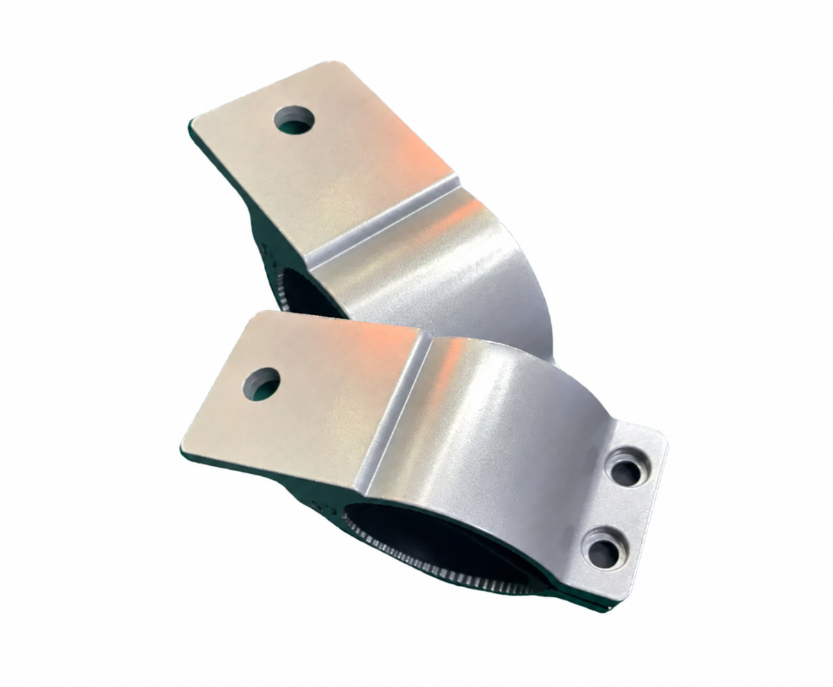 76 mm Spotlight Clamps Set 3" - Silver