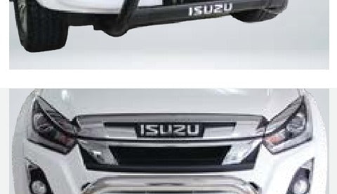 Isuzu D-Max Nudge Bar Stainless (Fits MUX Model - Request MUX Decal on order)