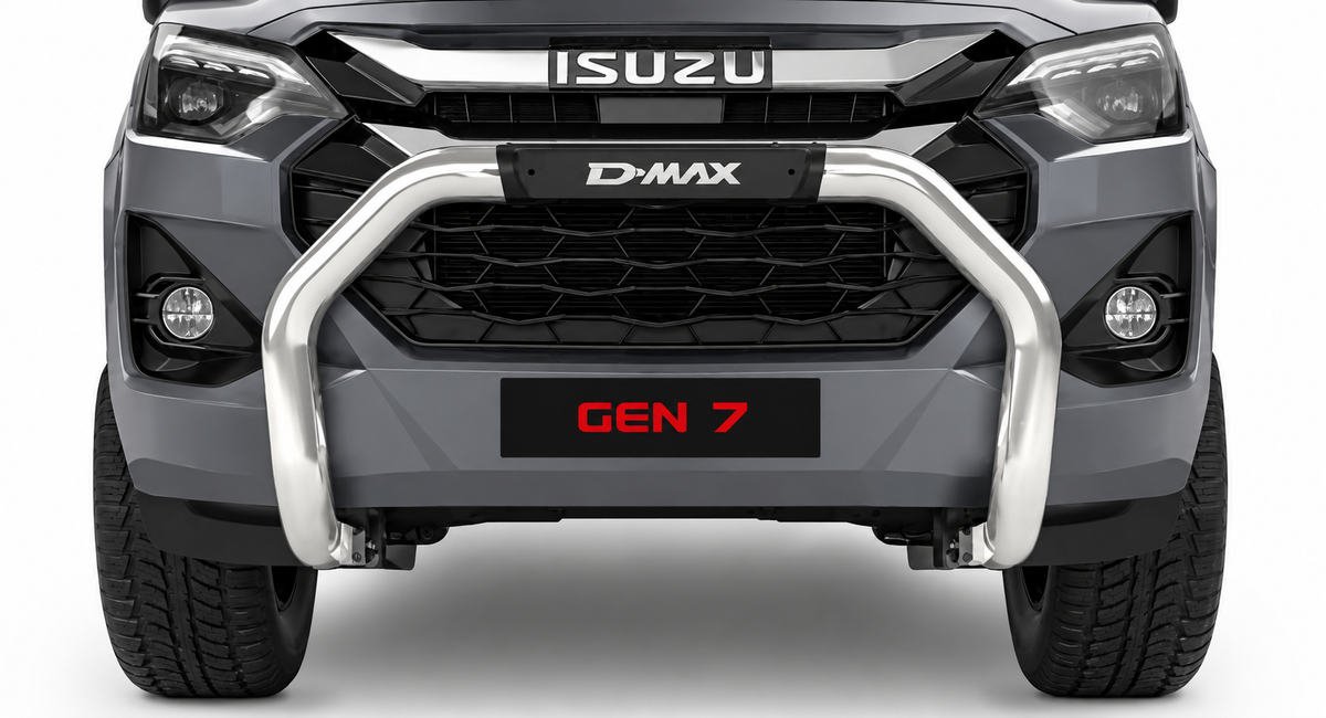 Isuzu D-Max Gen 7 Polished Stainless Steel Nudge Bar