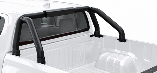 Toyota Hilux 2026 Black Stainless Steel Fleet Base Plate Mount Sports Bar
