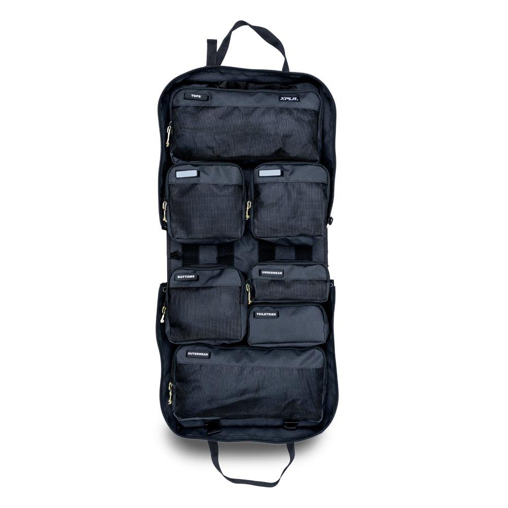 XPLR Duffel Modular Hanging Travel Bag - Black