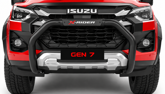Isuzu D-Max X-Rider Gen 7 Black Stainless Steel Nudge Bar
