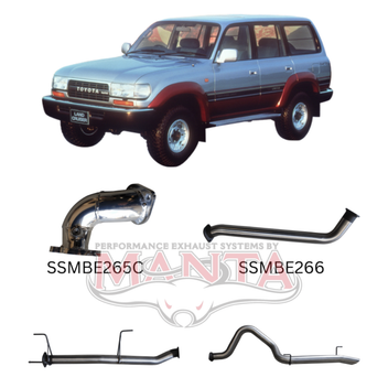 HDJ80 1HD Wagon 3in From Turbo Back Muffler