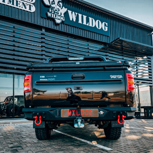 Mahindra Pik Up Alpha Rear Replacement Bumper - Wildog Mahindra Pik Up accessory