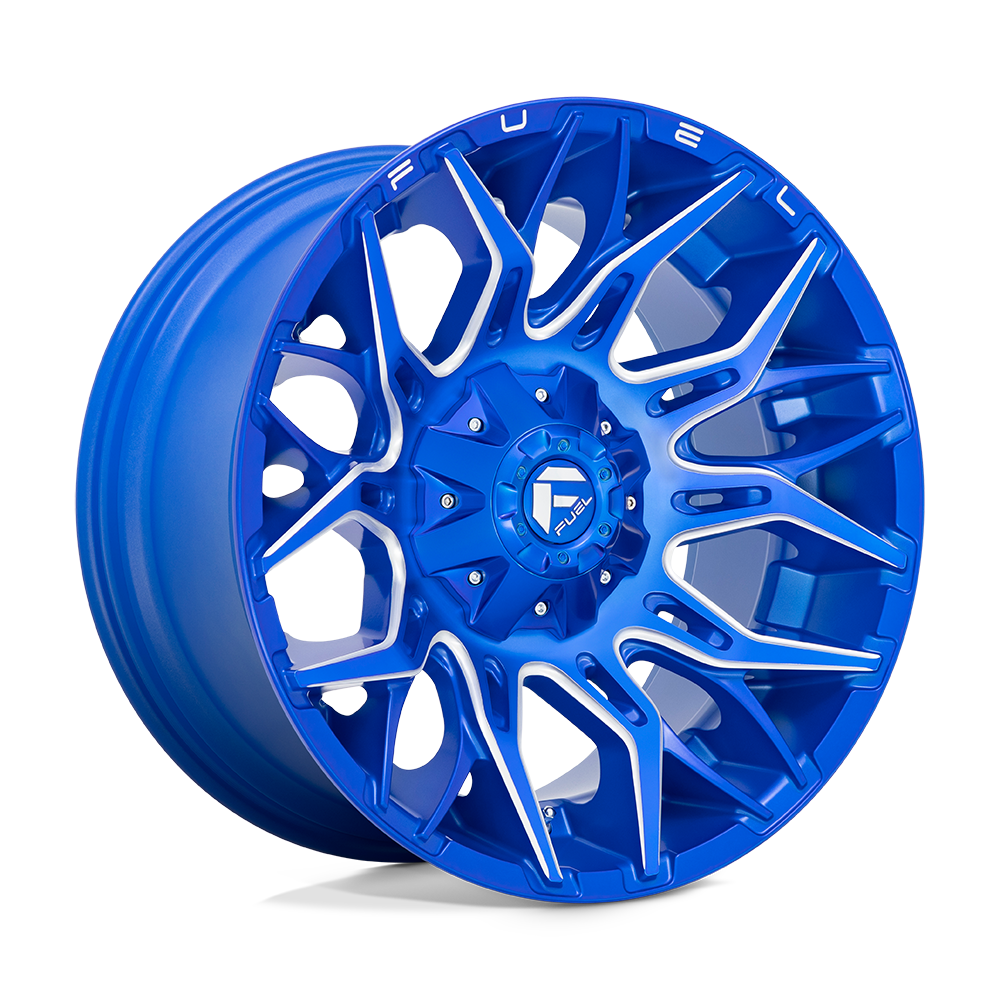 Twitch Alloy Wheel – Anodized Blue Milled
