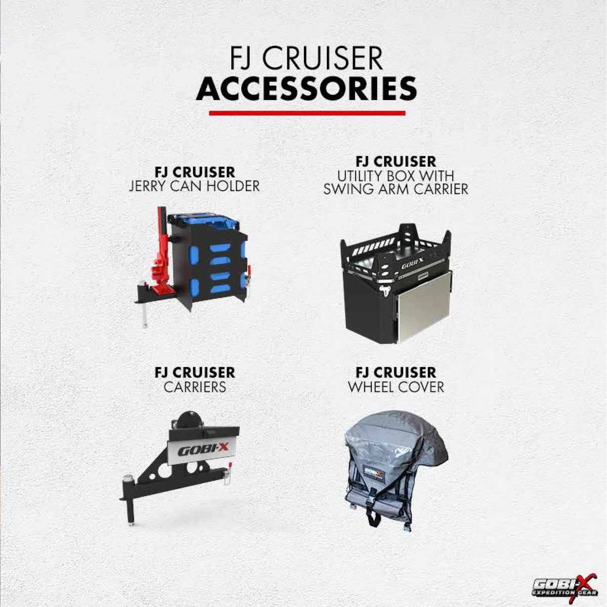 Toyota FJ Cruiser Spare Wheel Cover - labelled accessory reference sheet