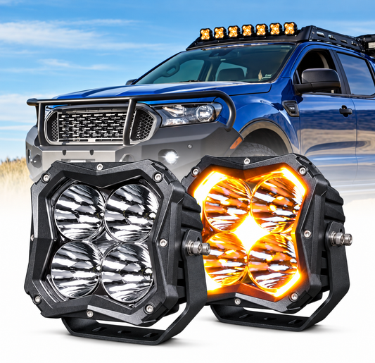 4x4 Nation 5-Inch LED Cube Driving Light – 126W