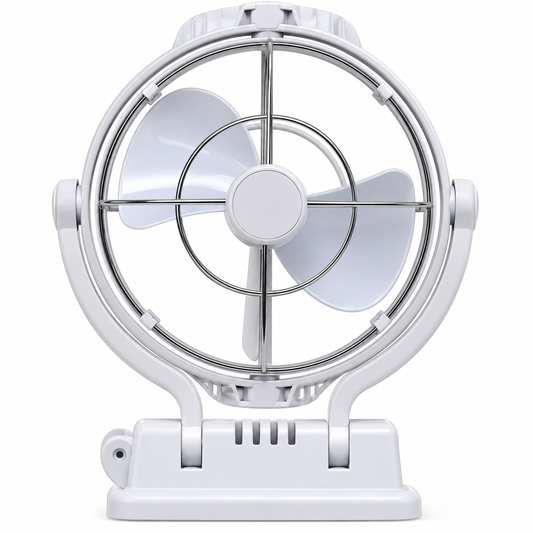 12V Flexible 8′ Quiet 2 blades Marine Fan
