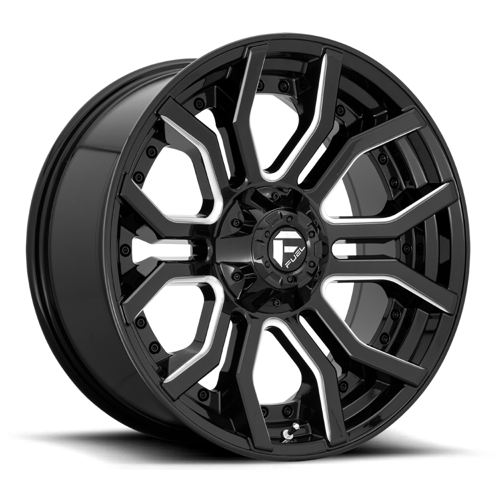 Rage Alloy Wheel – Gloss Black Milled