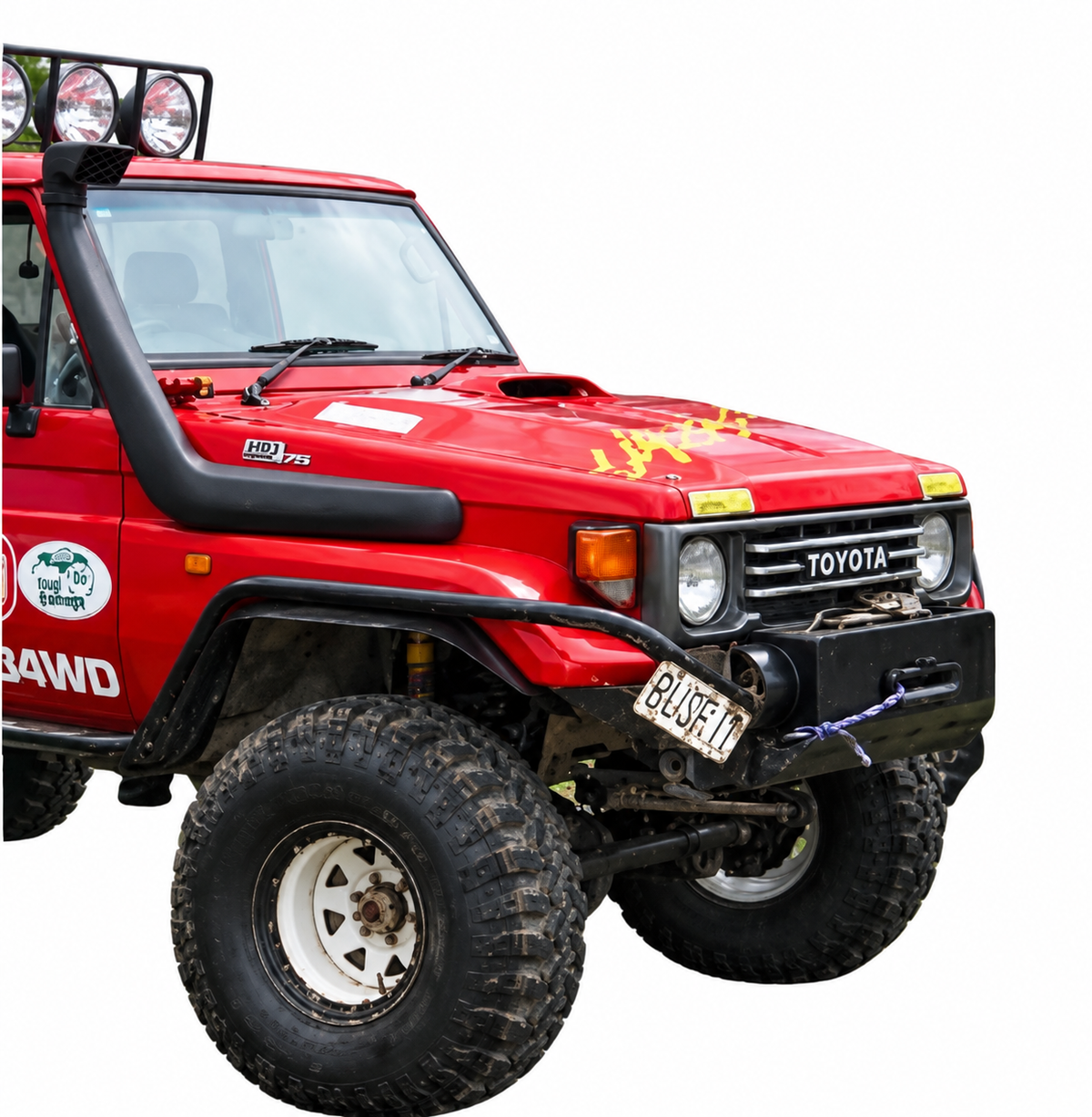 Toyota Land Cruiser 75 / 79 Series 4.2 Diesel Snorkel – Round Headlights, 1999–2007