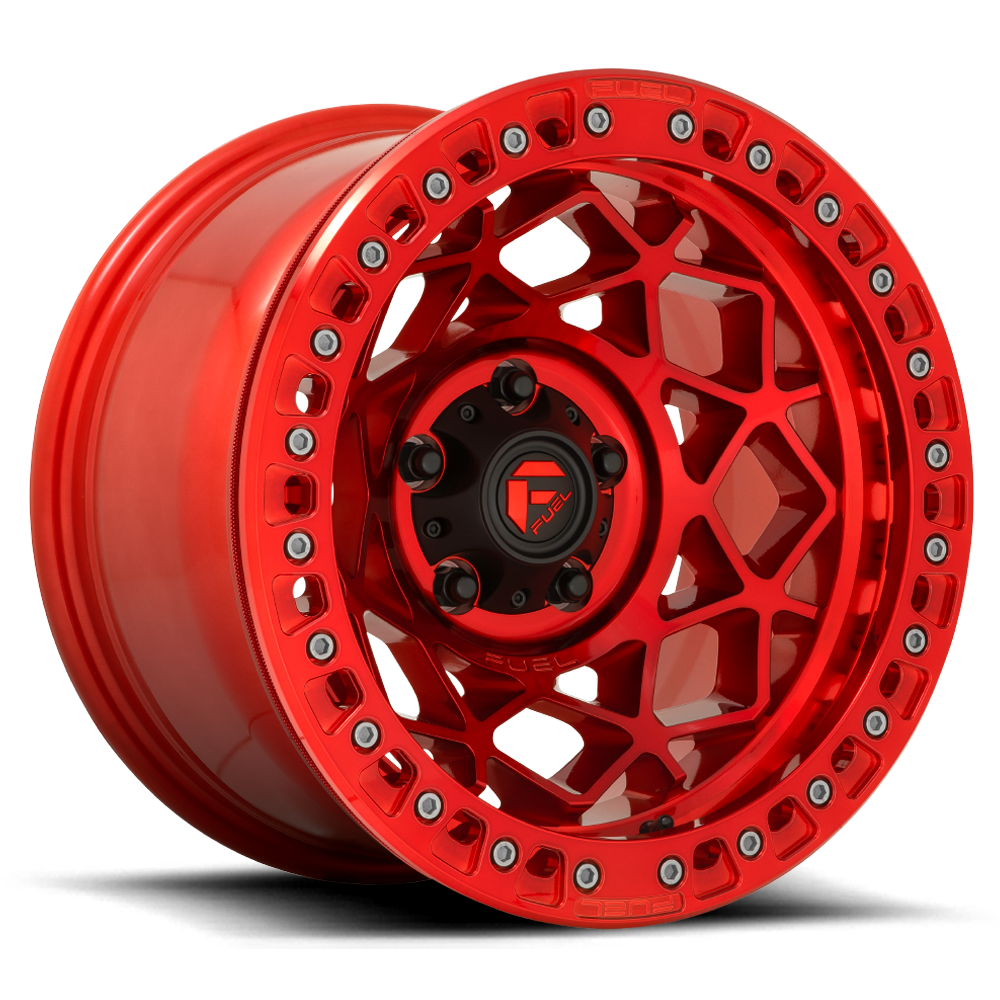 Unit Beadlock Alloy Wheel – Candy Red