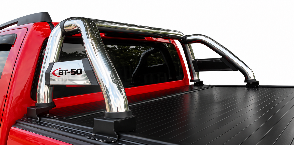 Mazda BT-50 2021+ Red Stainless Steel Sump Guard