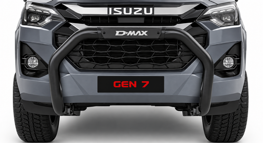 Isuzu D-Max Gen 7 Black Stainless Steel Nudge Bar