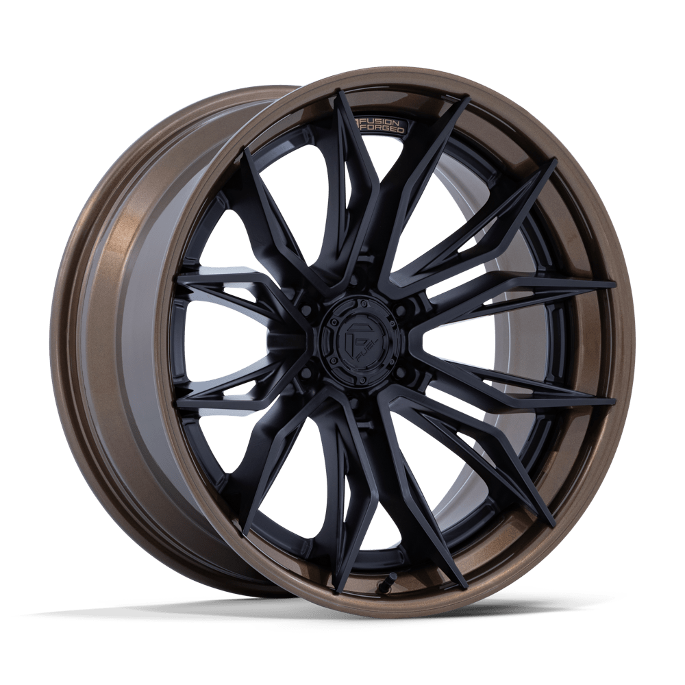 Mutiny Alloy Wheel – Matte Black W Gloss Bronze Lip