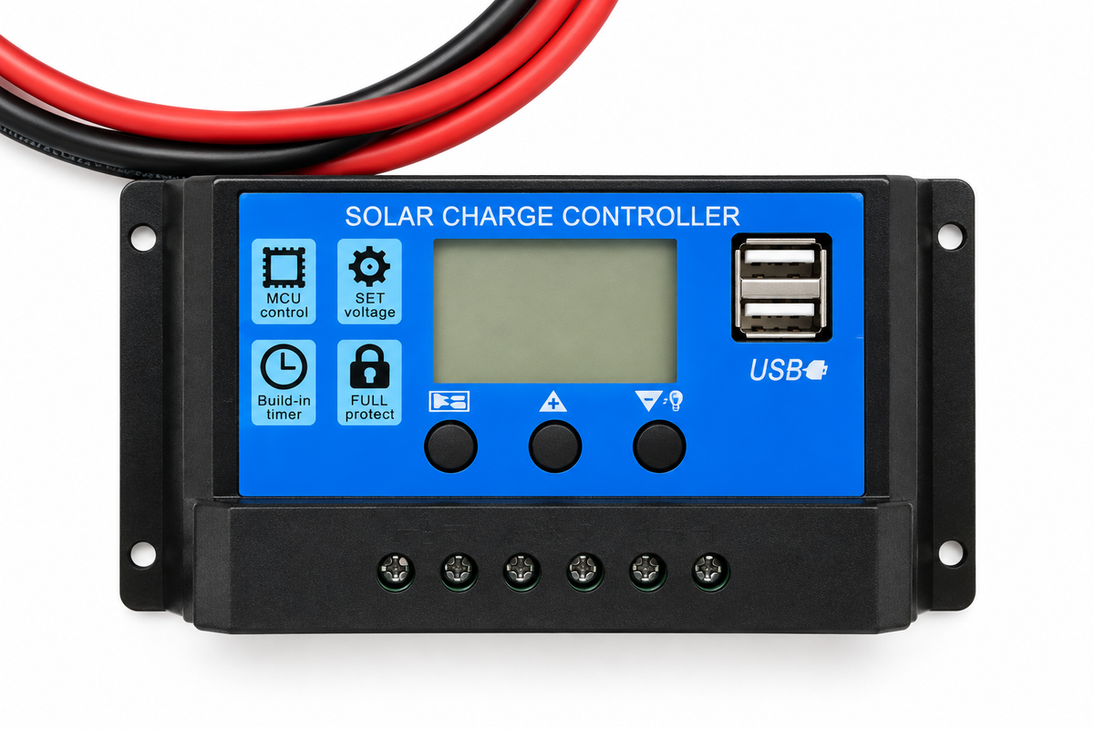 20A 12V/24V PWM Solar Charge Controller