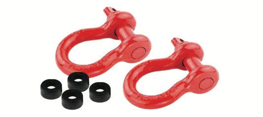 Red 4-Ton Bow Shackle – 3/4-Inch