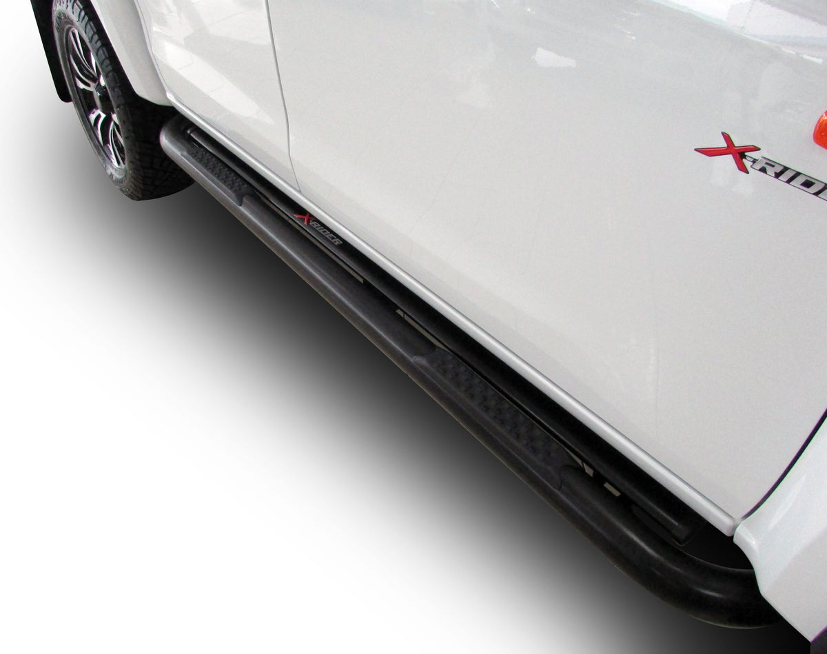 Isuzu D-Max Gen 6 X-Rider Black Stainless Steel Side Steps – Double & Extra Cab