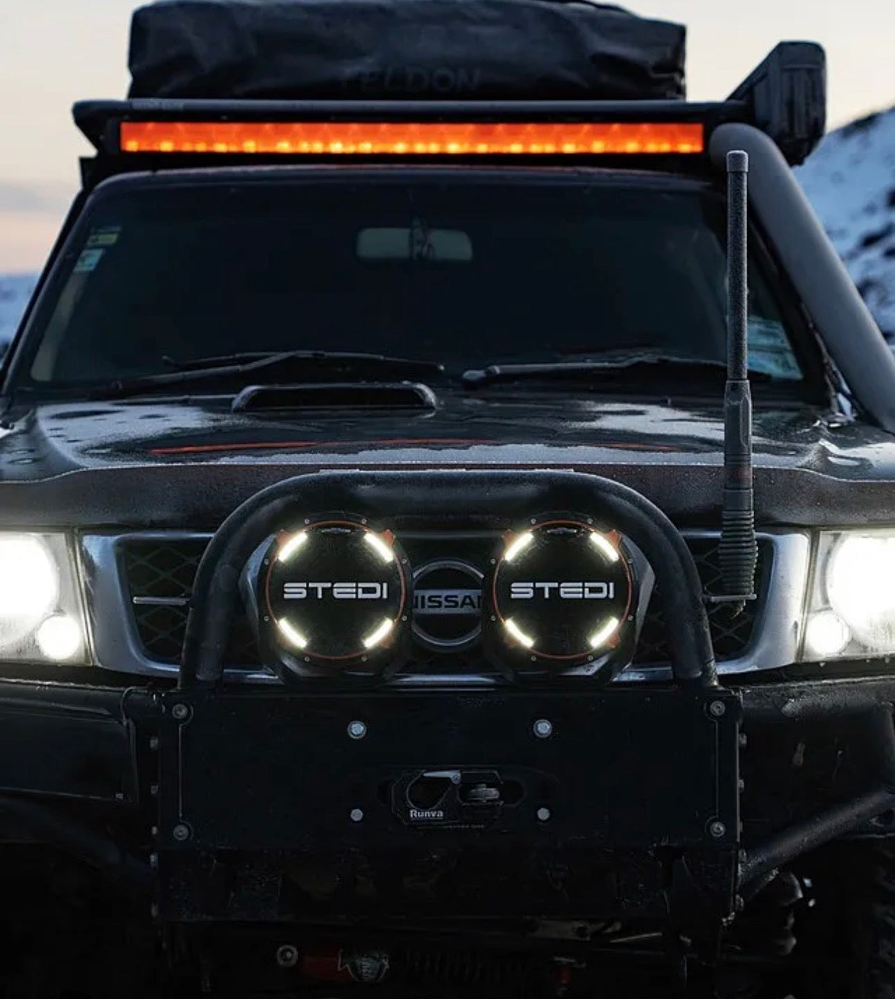 STEDI Type-X Pro 7'' Plus DRL Spotlight Set