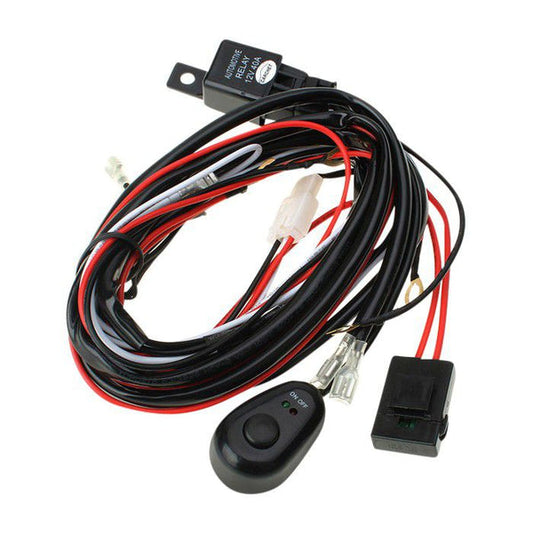 Universal Wiring Loom with Push Button Switch