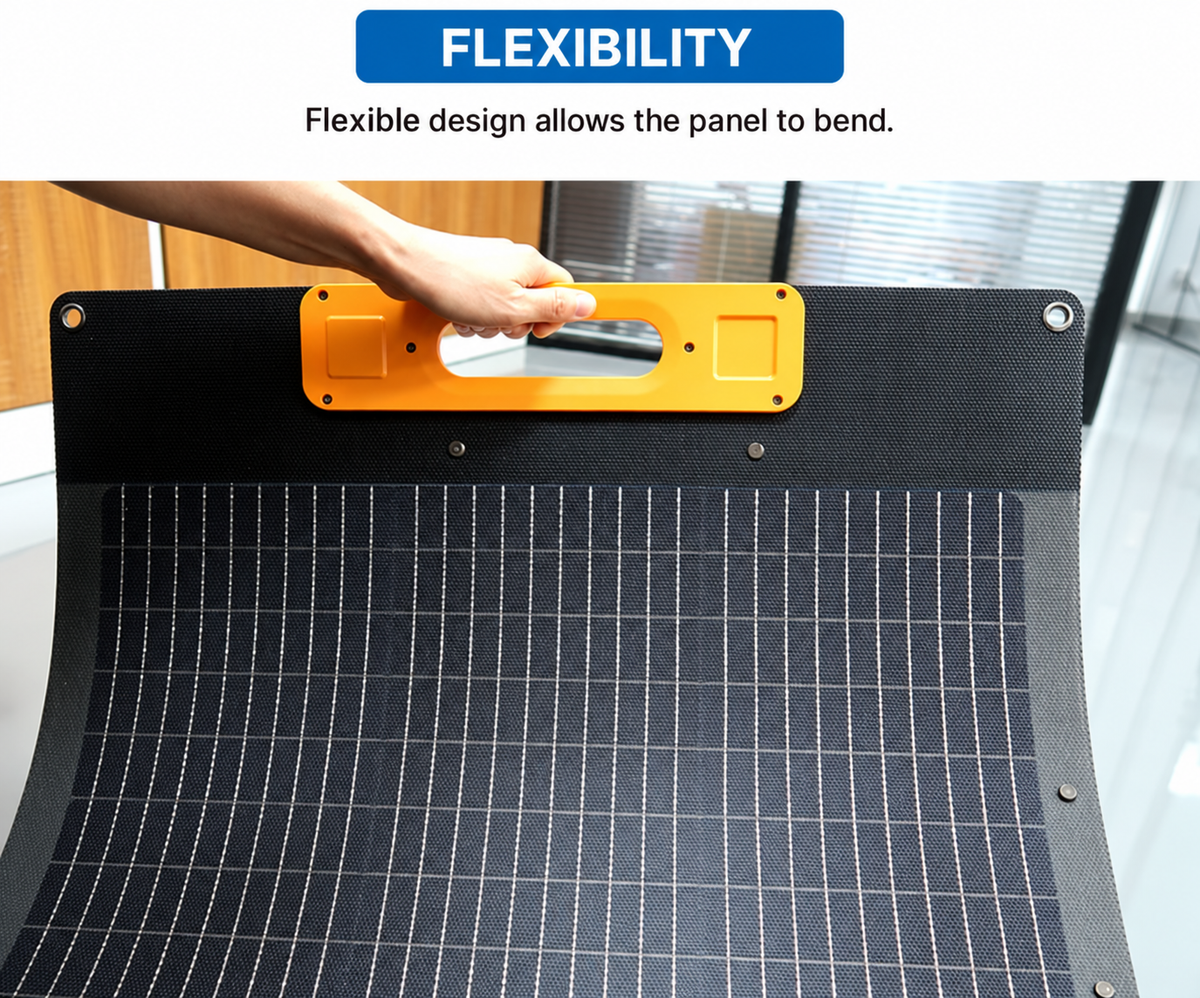 200W 19.4V Portable Monocrystalline Solar Panel