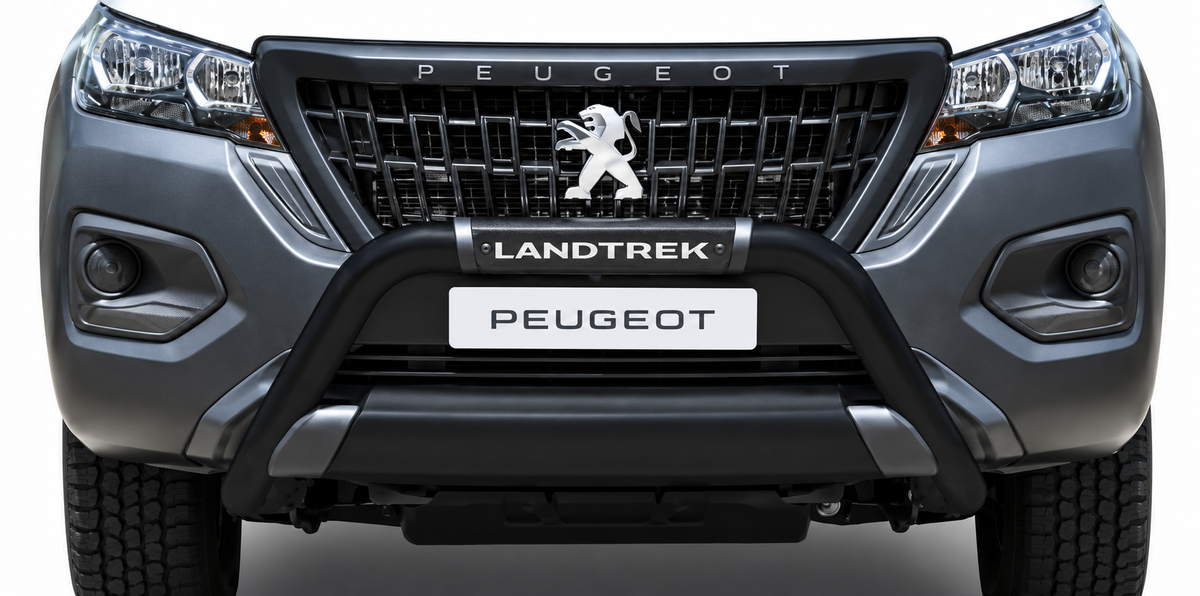 Peugeot Landtrek Double Cab Black Stainless Steel Sports Bar