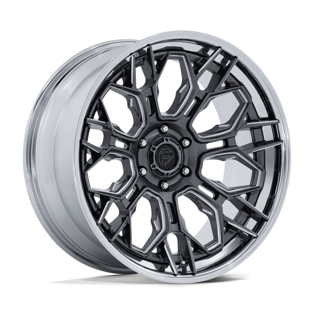 Hive Alloy Wheel – Gloss Gunmetal with Chrome Lip