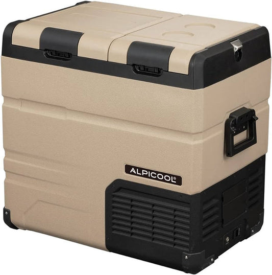 Alpicool TW75 Double Door Fridge-Freezer 12V/220V