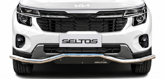 Kia Seltos 2024 Polished Stainless Steel Front Styling Bar