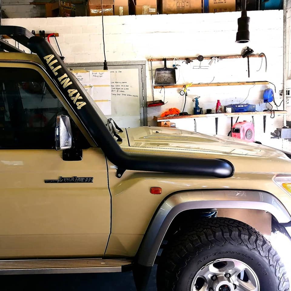Toyota Land Cruiser 79 Stainless Steel Snorkel – view 6